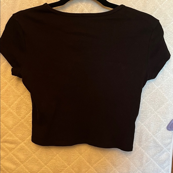 Reformation Black Muse Tee - Picture 7 of 8